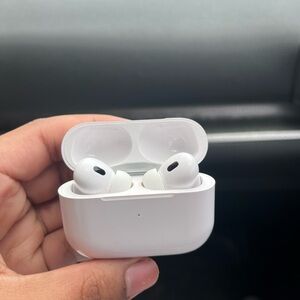 White Wireless Earbuds with Charging Case